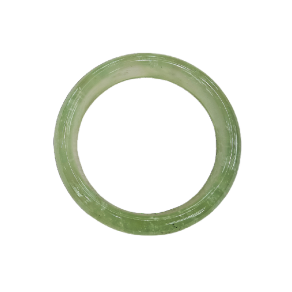 绿水墨冰料玉镯 - Image 5