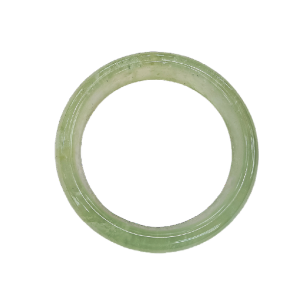绿水墨冰料玉镯 - Image 4
